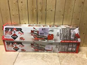 lot 13 image: Lot of 2 Star 26 Tile Cutter by Rubi Customer Returns See Pictures