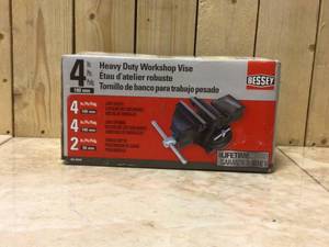 lot 25 image: 4 in. Heavy Duty Workshop Vise by Bessey Customer Returns See Pictures