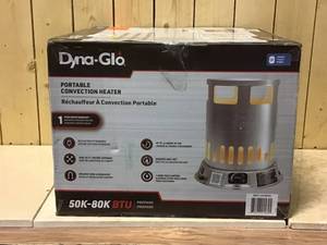 lot 57 image: Portable Conventional Heater by Dyna-Glo Customer Returns See Pictures