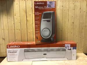 lot 69 image: Lot of 2 Assorted Space Heaters Customer Returns See Pictures