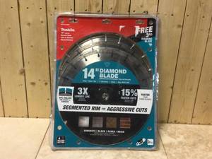 Makita 14 in. Segmented Rim Diamond Blade for General Purpose (3-Pack) Customer Returns See Pictures