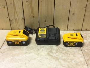 DEWALT 20-Volt MAX XR Premium Lithium-Ion Starter Kit 6.0Ah. Customer Returns See Pictures