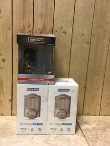 Lot of assorted Smart Code door entry units various models and conditions  Customer Returns See Pictures