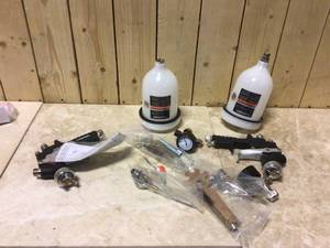 Husky Gravity Feed Composite HVLP Spray Gun ONE IS USED Customer Returns See Pictures