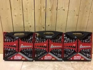 Lot of 3 New 28-Piece Combo. Wrench Set Customer Returns See Pictures
