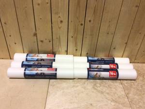 ClosetMaid 16 in. x 96 in. White Vinyl Shelf Liner Customer Returns See Pictures