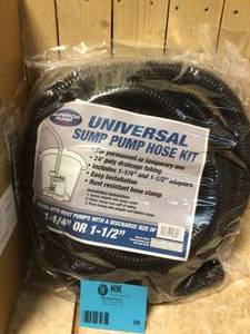 Superior Pump 24 ft. Poly Universal Discharge Sump Pump Hose Kit Customer Returns See Pictures