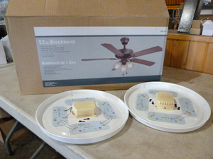 lot 74 image: New Brookhurst Ceiling Fan Light