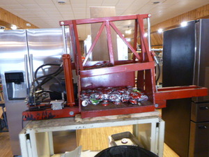 lot 90 image: Homemade Can Crusher