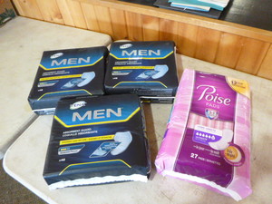 lot 34 image: 4 Packs of Adult Absorbent Pads