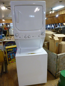lot 2 image: GE Unitized Spacemaker Washer and Dryer