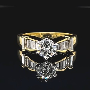 Luxury Designer Martin Flyer 1.70ctw. Ring 18k Gold All Diamonds are Fine VS  $7600 Retail VIDEO