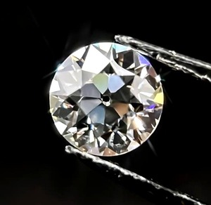 CHARLES & COLVARD Certificate of Authenticity 0.75 CARAT Loose Stone Moissanite, Old European Cut VIDEO