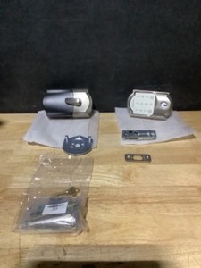 Schlage Camelot Encode Smart Wifi Door Lock with Alarm in Satin Nickel. See Pictures