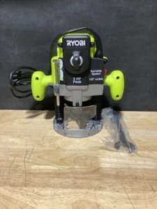 RYOBI 10 Amp 2 HP Plunge Base Router. See Pictures