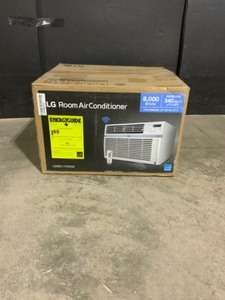 LG Electronics 8,000 BTU 115-Volt Window Air Conditioner LW8017ERSM Cools 350 Sq. Ft. with ENERGY STAR and Remote, Wi-Fi Enabled. See Pictures