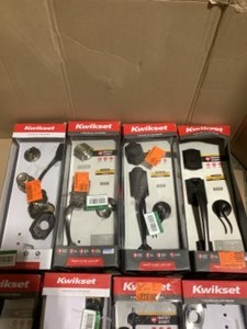 Assorted Styles & Colors of Kwikset Front Entry Door HandleSets. Various Conditions. See Pictures