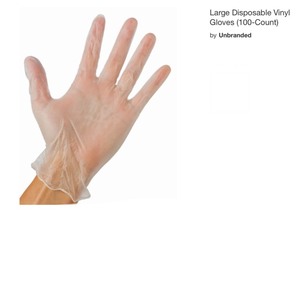 (30) Packs of Large Disposible Vinyl Gloves (100-Count). See Pictures