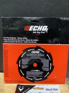 Makita 5 in. Diamond Blades, Echo 8 in. Blade & Monster Mesh Rim Diamond Blade. See Pictures