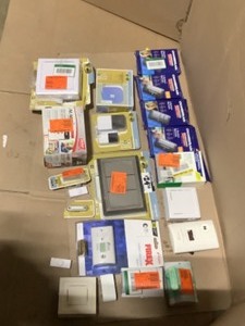 Various Brands of Household Garage Door Openers, Carbon Monoxide Detectors & Door Bells. See Pictures