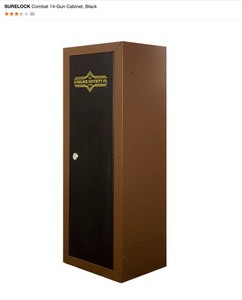 SURELOCK Combat 14-Gun Cabinet, Black. See Pictures