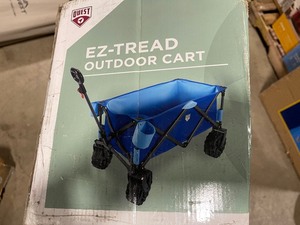 lot 3 image: Quest Quad Fold Wagon with 360 Degree Wheels Open box customer return see pictures