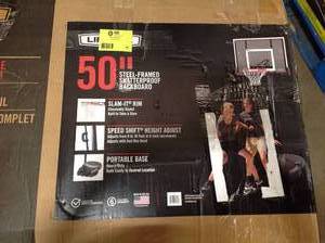 lot 16 image: Lifetime 50 All Star Portable Basketball Hoop Customer returns