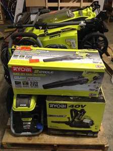 lot 31 image: Pallet With Assorted Outdoor Tools and more Customer returns See Pic