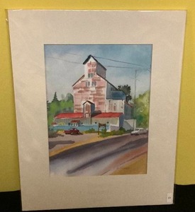 lot 55 image: Tin Bins Caf Building Downtown Stillwater, MN Painting
