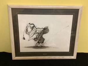 lot 64 image: Gary Patterson Tee Off Picture