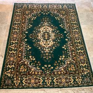 lot 137 image: Green Oriental Rug