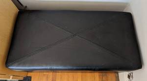 Black Storage Bench