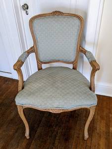 Ornate Upholstered Armchair