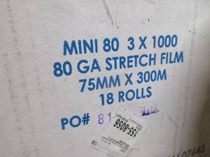 lot 96 image: Mini Stretch Wrap Rolls