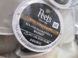 lot 69 image: Peets Dark Roast K-Cups