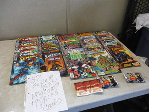 Superman Comics and cards