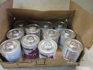 11 Cans of PVC Primer