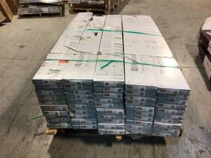Lot of 50 Boxes of Shenandoah Oak Wide  Long 7.5 in. W x Varying Length Engineered Click Waterproof Hardwood Flooring (23.31 sq. ft.case) by Lifeproof Customer Returns See Pictures