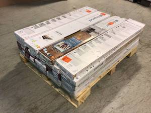 Lot of 22 Mixed Boxes of Flooring Various Models and Conditions See Pictures