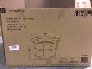 Bromo 36B 1PC Fire Table Customer Returns See Pictures