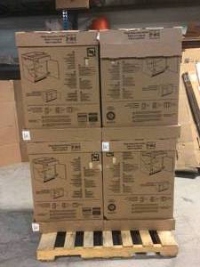 Pallet of 4 Kitchen Cabinets Various Models and Conditions See Pictures