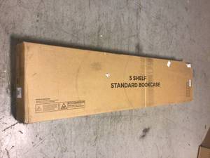 5-Shelf Standard Bookcase Customer Returns See Pictures