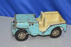 Vintage Turquoise blue tonka Jeep