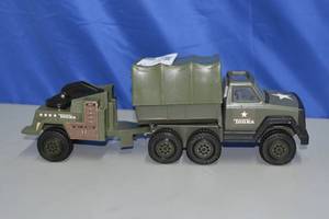 1978 Tonka Army Truck & Radar Trailer