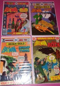 (4) Batman DC comics. Circa 1976 - 78.