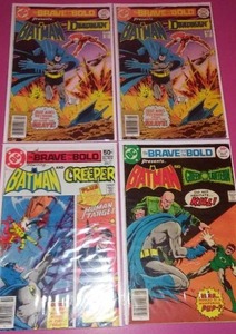 (4) Batman DC comics circa 1978.