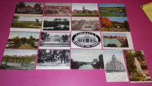 (17) Minnesota postcards - antique. 1906 Plus.
