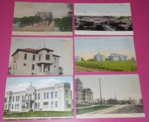 (6) Postcards. Crookston MN Antique. 1908 and Newer.