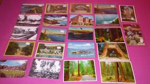(22) Postcards California � Most Brand New.