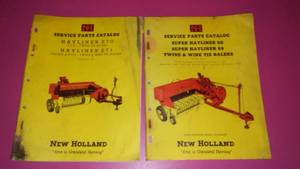 New Holland Baler Hayliner Service Parts Catalog.